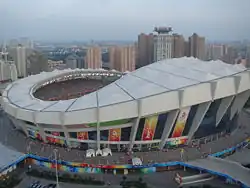 Mítink Shanghai Golden Grand Prix se koná na stadionu Shanghai Stadium