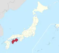 Japonský ostrov Šikoku