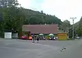náves s hostincem U Pekařů