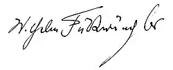 Wilhelm Furtwängler – podpis
