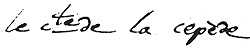 Bernard Germain de Lacépède – podpis