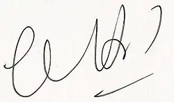 Jacques Attali – podpis