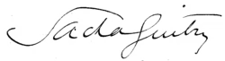 Sacha Guitry – podpis