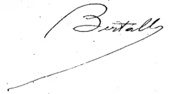 Bertall – podpis
