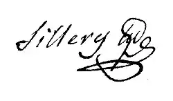 Charles-Alexis Brûlart de Sillery – podpis
