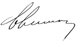 Dr. jur. Robert Schuman, podpis