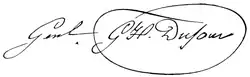 Guillaume Henri Dufour – podpis