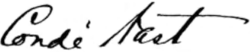 Condé Montrose Nast – podpis