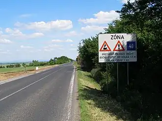 Silnice II/240 u Olovnice