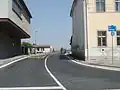 Začátek silnice ve Vilémově