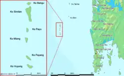 Mapa souostroví