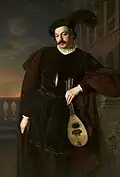 Portrét Wilhelma Troszela, olej na plátně (1846)