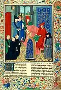 Velká francouzská kronika Simona Marmiona (kolem r. 1450)