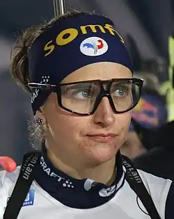 Julia Simonová na Mistrovství světa v biatlonu 2024 v Novém Městě