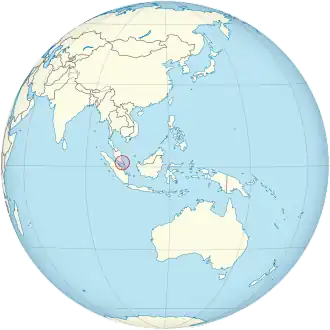 Poloha Singapuru