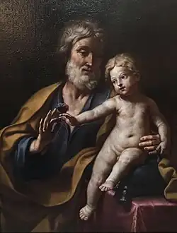 Svatý Josef s Ježíškem, kolem 1662