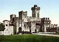 Hrad Scaligerů (Castello scaligero) na počátku 20. století