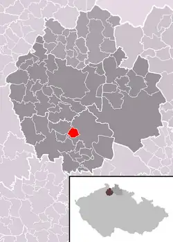 Skalka u Doks na mapě