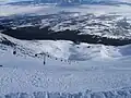 Lomnické sedlo v zimě