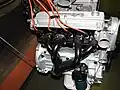 Motor Š 720/1500 s dvojitým karburátorem ve Škoda Auto Muzeu