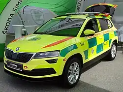 Škoda Karoq Zdravotnické záchranné služby Středočeského kraje