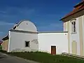 Západní strana zámku
