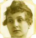 Průkazka Milady Skrbkové z LOH 1920 - přední strana