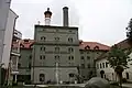 Přední pohled na opravenou Sladovnu