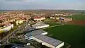 Šlapanice - pohled od čerpací stanice