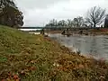 Pěší lávka na Slavíkovy ostrovy.