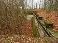 Torzo koupaliště na Slavíkových ostrovech.