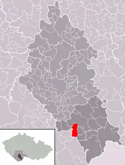 Slavče na mapě