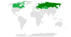 Země se slovanskou populací.      Majoritní slovanská populace      Významná (10%+) menšinová populace