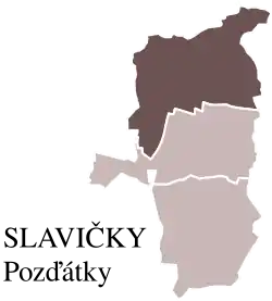 Pozďátky na mapě