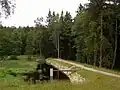Rybník v místě původní návsi