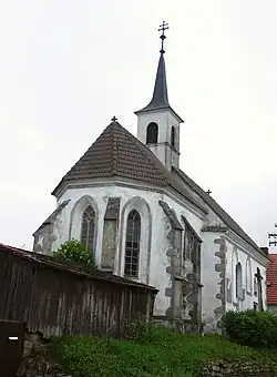 Pohled na kostel