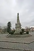 Sloup se sousoším - Mariánský morový sloup (Čáslav) 03.JPG