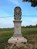 Sloup se sousoším Nejsvětější Trojice a svaté Rodiny.jpg