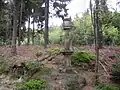 Sloup sv. Jakuba nad úvozem staré cesty