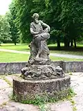 Zámecký park, fontána se sochou Neptuna (1755)