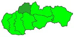 Diecéze žilinská na mapě