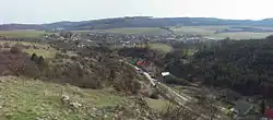 Panorama obce Dobrá voda