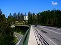 Silnice spojující tatranské osady
