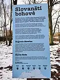 Informační panel o díle