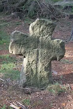 Smírčí kříž u silnice z Růžové do Nové Olešky