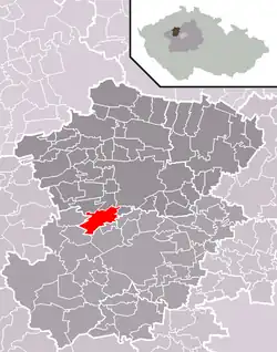 Smečno na mapě