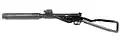 STEN Mk VI s tlumičem
