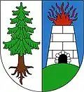 Znak obce Smolné Pece
