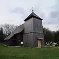 Západní strana kostela