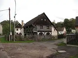Památkově chráněný roubený dům čp. 22